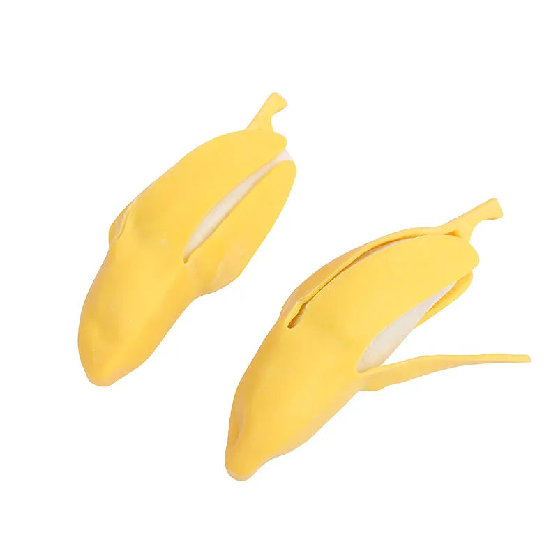 Cute Banana Squeeze Toy | Slow Rising Stress Relief Fidget for Adults and Kids