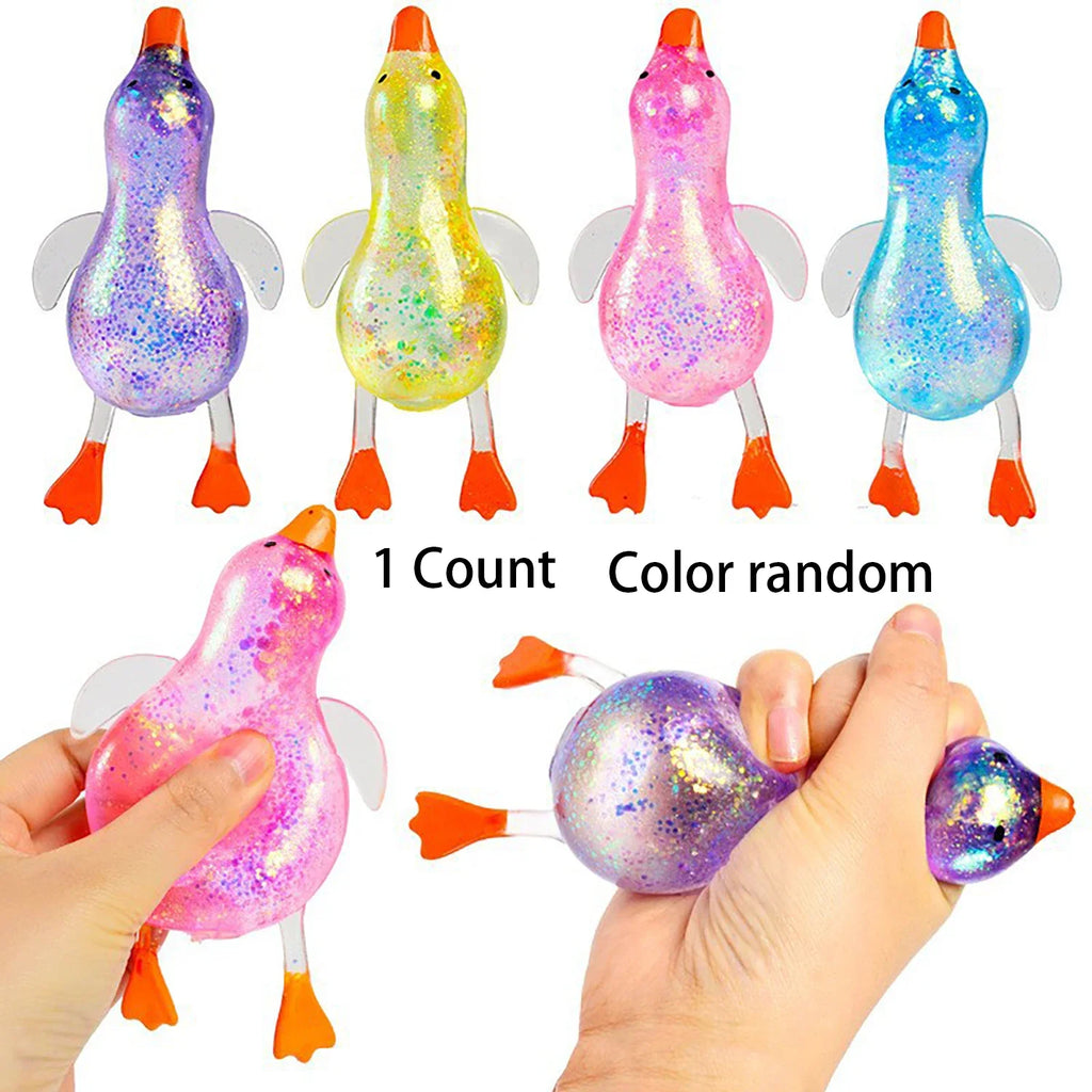 Aurora Duck Squishy Toy | Slow Rebound Stress Relief Squeeze Ball