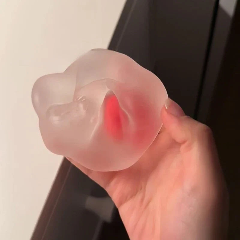 Strawberry Mochi Squeeze Toy | Stress Relief Slow Rebound Fidget Toy