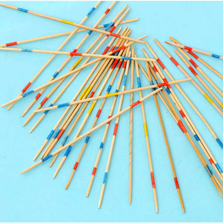Wooden Pick-Up Sticks Game | Classic Educational Multiplayer Toy