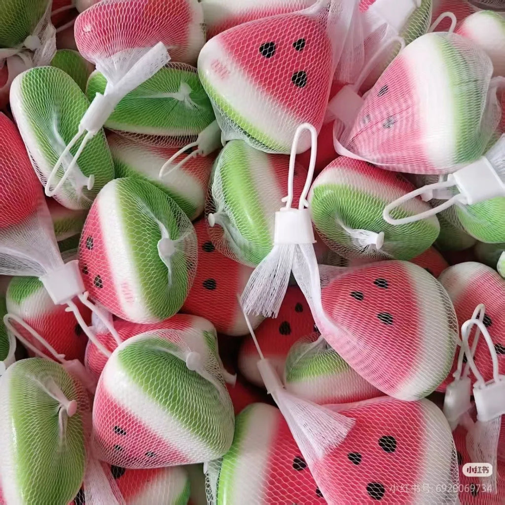 Summer Ice Watermelon Squishy | Slow Rising Soft Wet Squeeze Stress Relief Toy