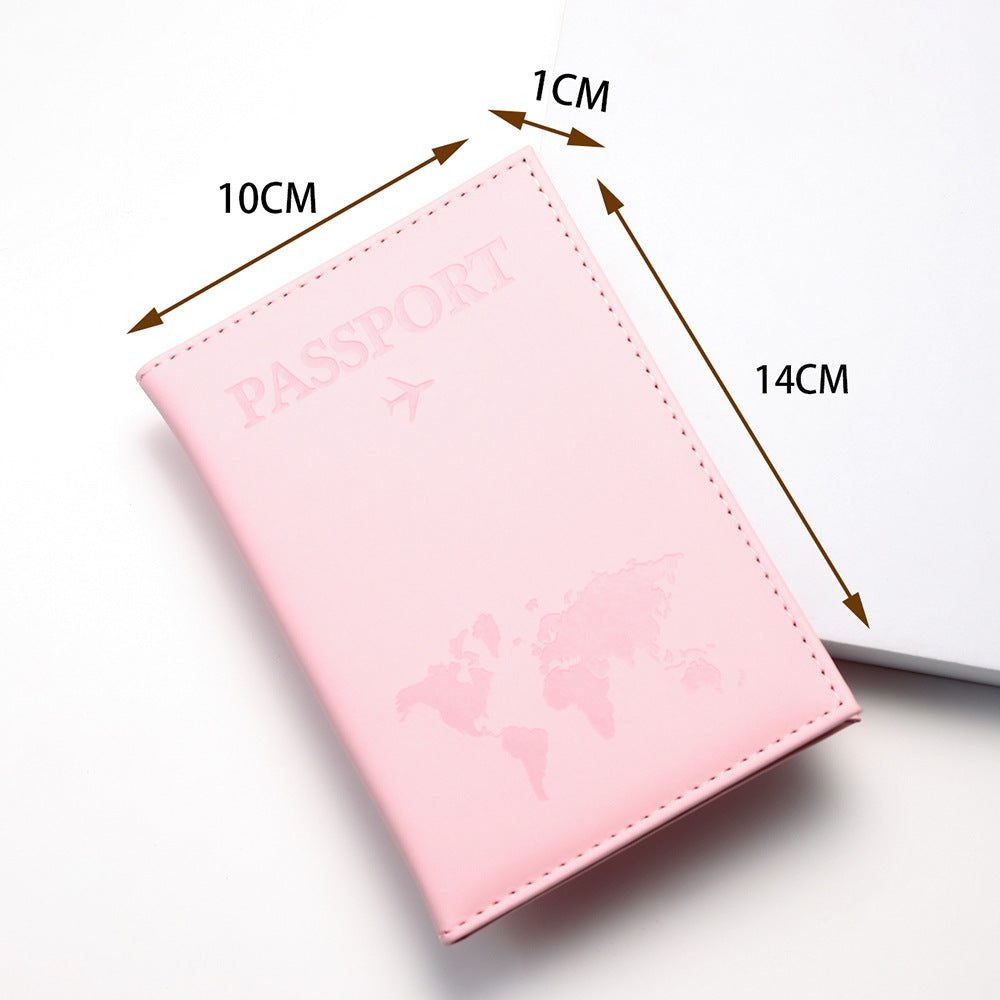 RFID Vintage PU Leather Passport Holder – Multi-Function Travel Wallet