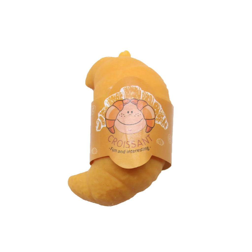 Fun Realistic Croissant Squishy Toy | Cute Stress Relief Fidget Toy