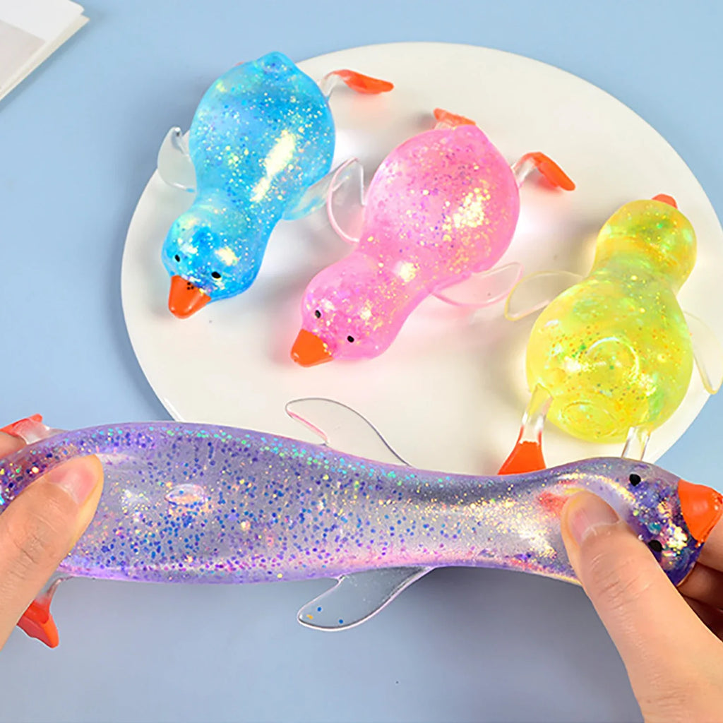 Aurora Duck Squishy Toy | Slow Rebound Stress Relief Squeeze Ball