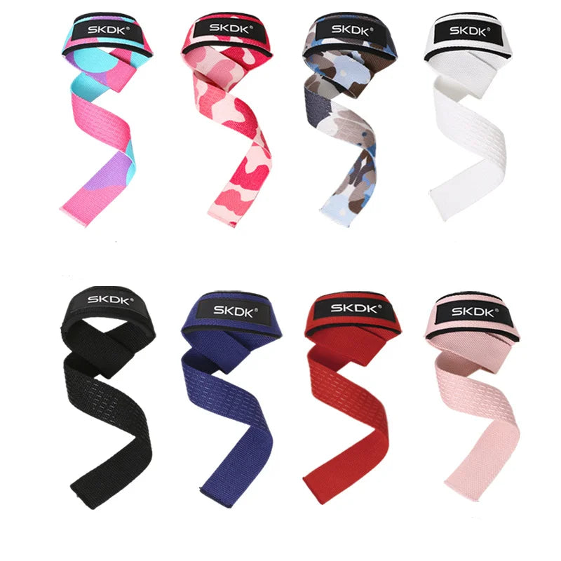 Adjustable Weightlifting Wrist Straps | Non-Slip Gym Lifting Support Bands