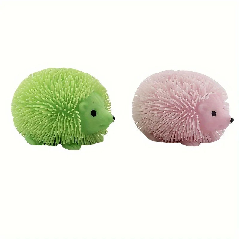 Hedgehog Squeeze Ball Pinch Toy | Glitter Sensory Fidget Stress Relief