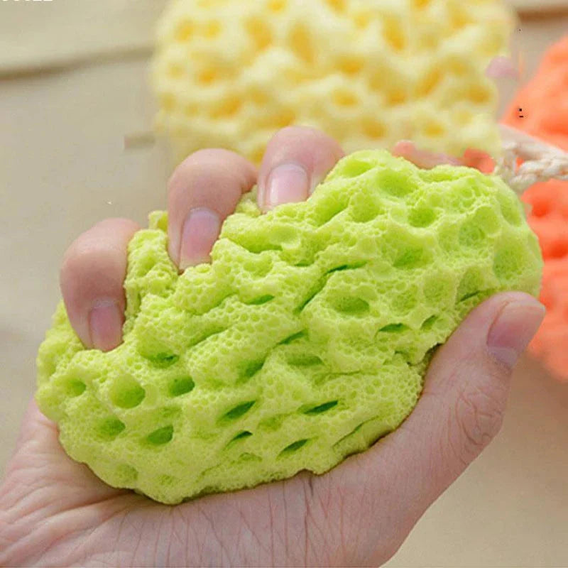 Honeycomb Baby Bath Sponge Brush for Newborn Kids