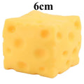 Squishy Square Cheese Stress Relief Toy | Slow Rebound Sensory Toy