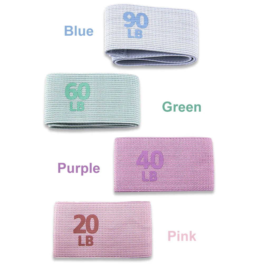Resistance Booty Bands | Anti-Slip Glute Thigh Elastic Bands for Pilates and Yoga