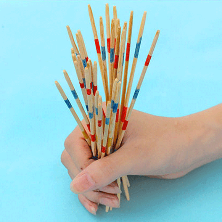 Wooden Pick-Up Sticks Game | Classic Educational Multiplayer Toy