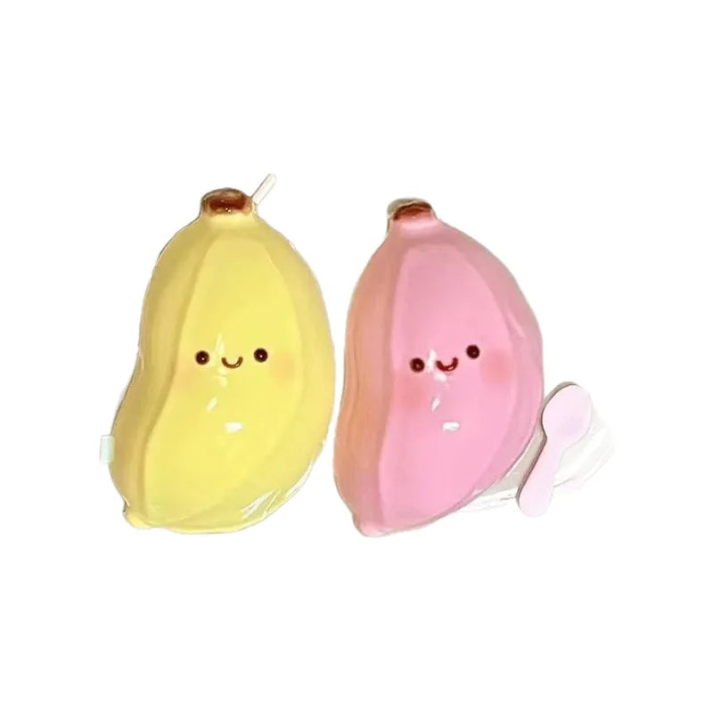 Cute Banana Squishy Toy | Fake Food Stress Relief Soft TPR Kawaii Mystery Blind Box