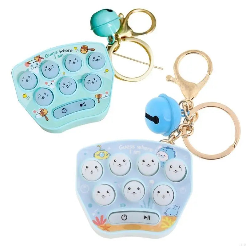 Whack a Mole Game Keychain | Fingertip Decompression Toy for Kids