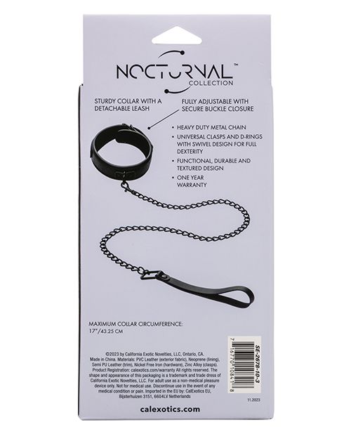 Nocturnal Festival to Fetish Detachable Collar and Leash