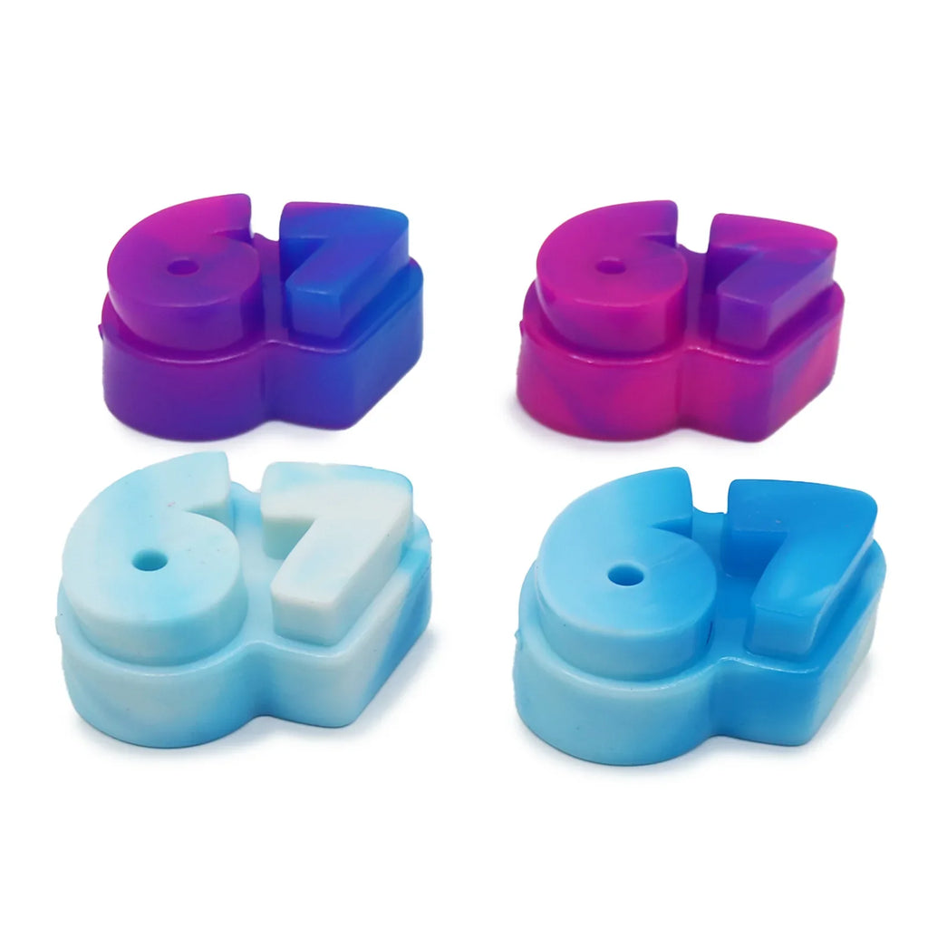 67 Number Squeeze Toy | Soft Slow Rebound Stress Relief Jelly Pinch Toy for Kids and Adults