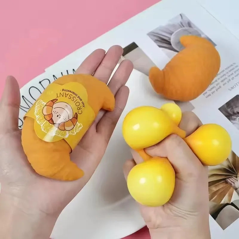 Imitation Pineapple Bun Squishy | Slow Rebound Dessert Fidget Toy