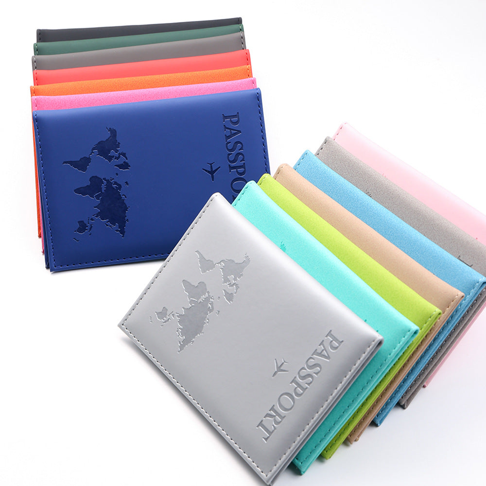 RFID Vintage PU Leather Passport Holder – Multi-Function Travel Wallet