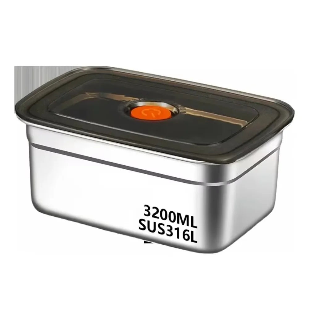 Stainless Steel Camping Lunch Box | Large Capacity Leak Proof Food Storage Container