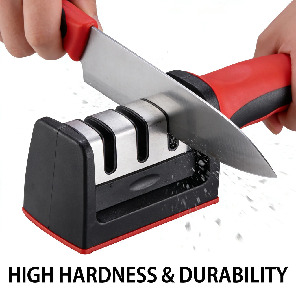 Tungsten Carbide Knife Sharpener | Stainless Steel Kitchen Sharpening Tool