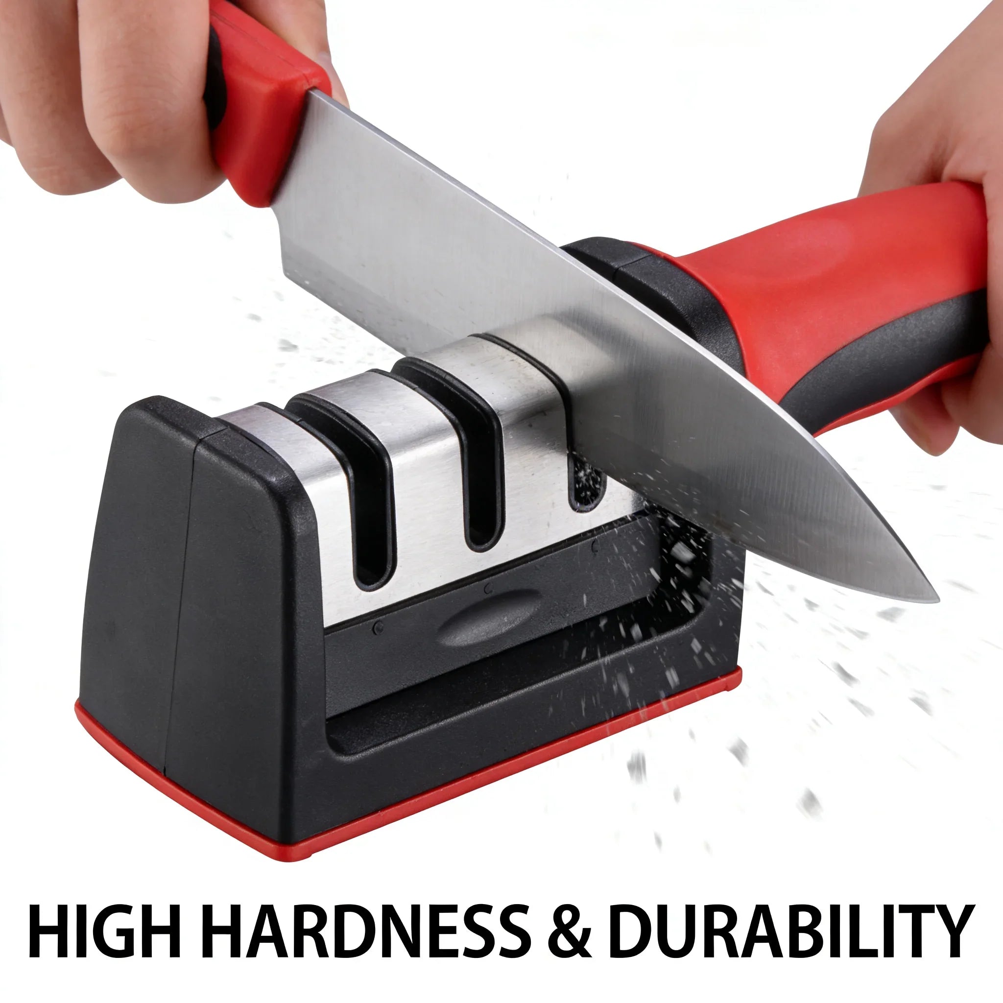 Tungsten Carbide Knife Sharpener | Stainless Steel Kitchen Sharpening Tool