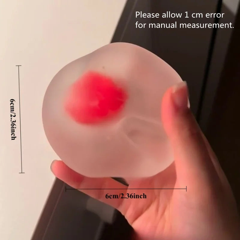 Strawberry Mochi Squeeze Toy | Slow Rebound Stress Relief Fidget for Venting Anger