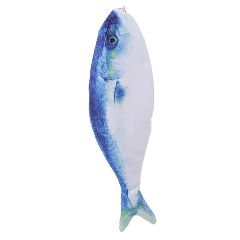 Simulation Fish Pencil Case | Kawaii Cartoon Zipper Pen Bag