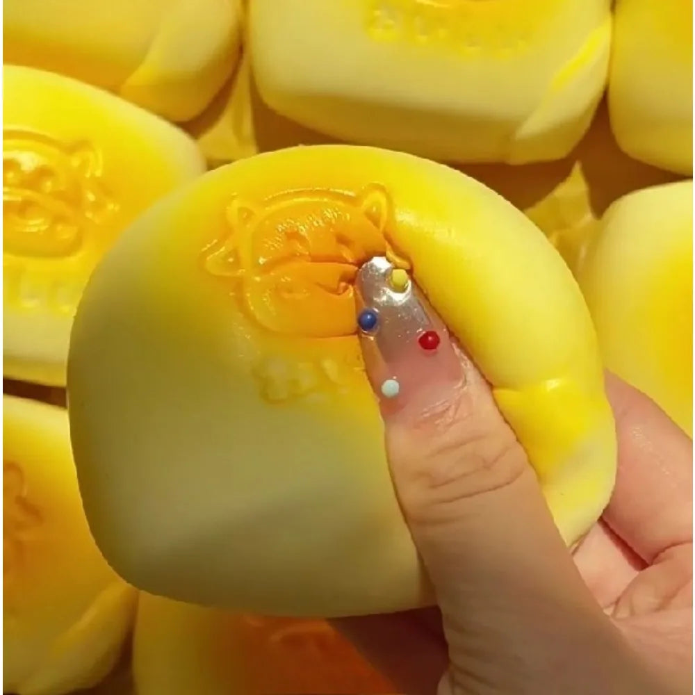 Simulated Milk Cake Bread Squishy | Slow Rising Sensory Fidget Toy for Stress Relief