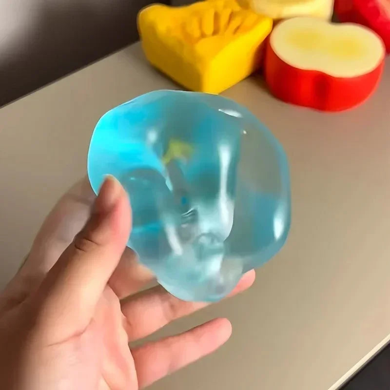 Blue Maltose Squishy Toy | Slow Rebound Sensory Fidget for Stress Relief