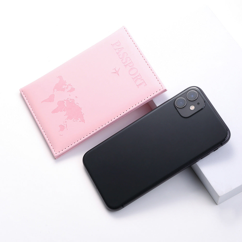 RFID Vintage PU Leather Passport Holder – Multi-Function Travel Wallet