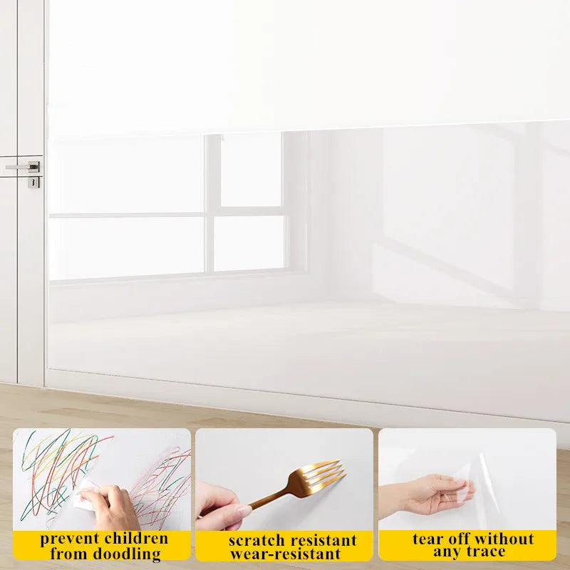 Transparent Wall Protective Film | Scratch Resistant, Oil Proof, Removable Electrostatic Wall Cover
