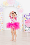SALE Secret Garden 3/4 Sleeve Tutu Leotard