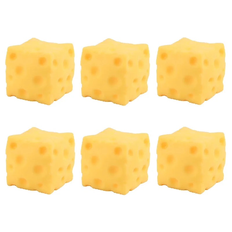 Squishy Square Cheese Stress Relief Toy | Slow Rebound Sensory Toy