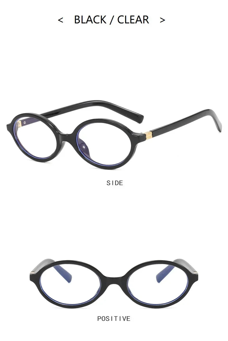 Small Oval Leopard Sunglasses | Retro UV Protection Shades