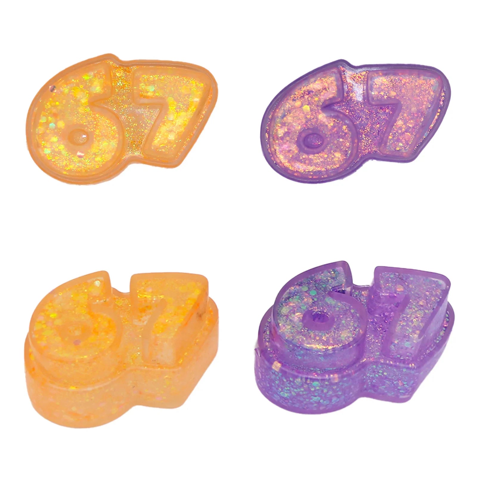 67 Number Squeeze Toy | Soft Slow Rebound Stress Relief Jelly Pinch Toy for Kids and Adults