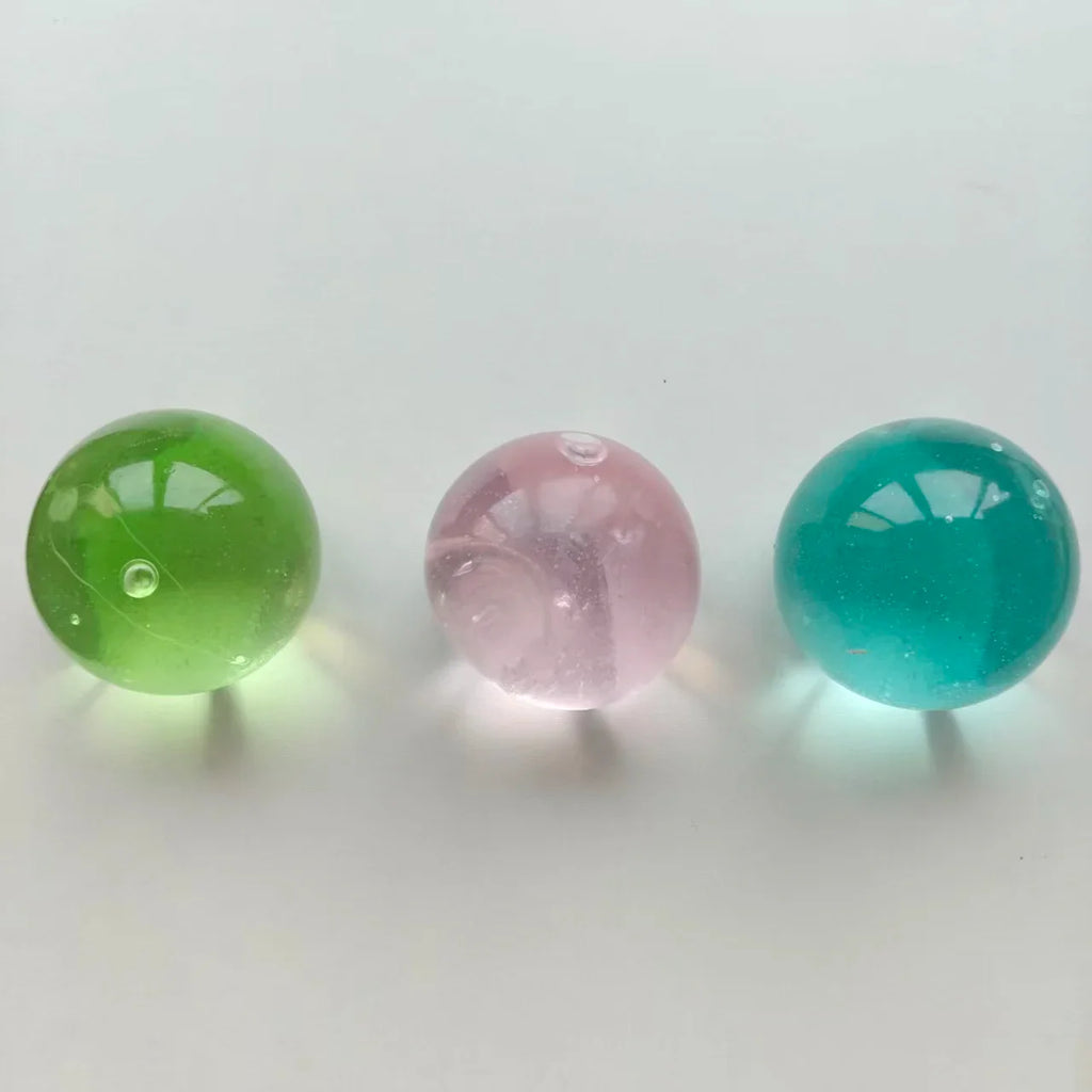 Blue/Green Squishy Stress Ball | Transparent Slow Rebound Fidget Toy for Kids and Adults