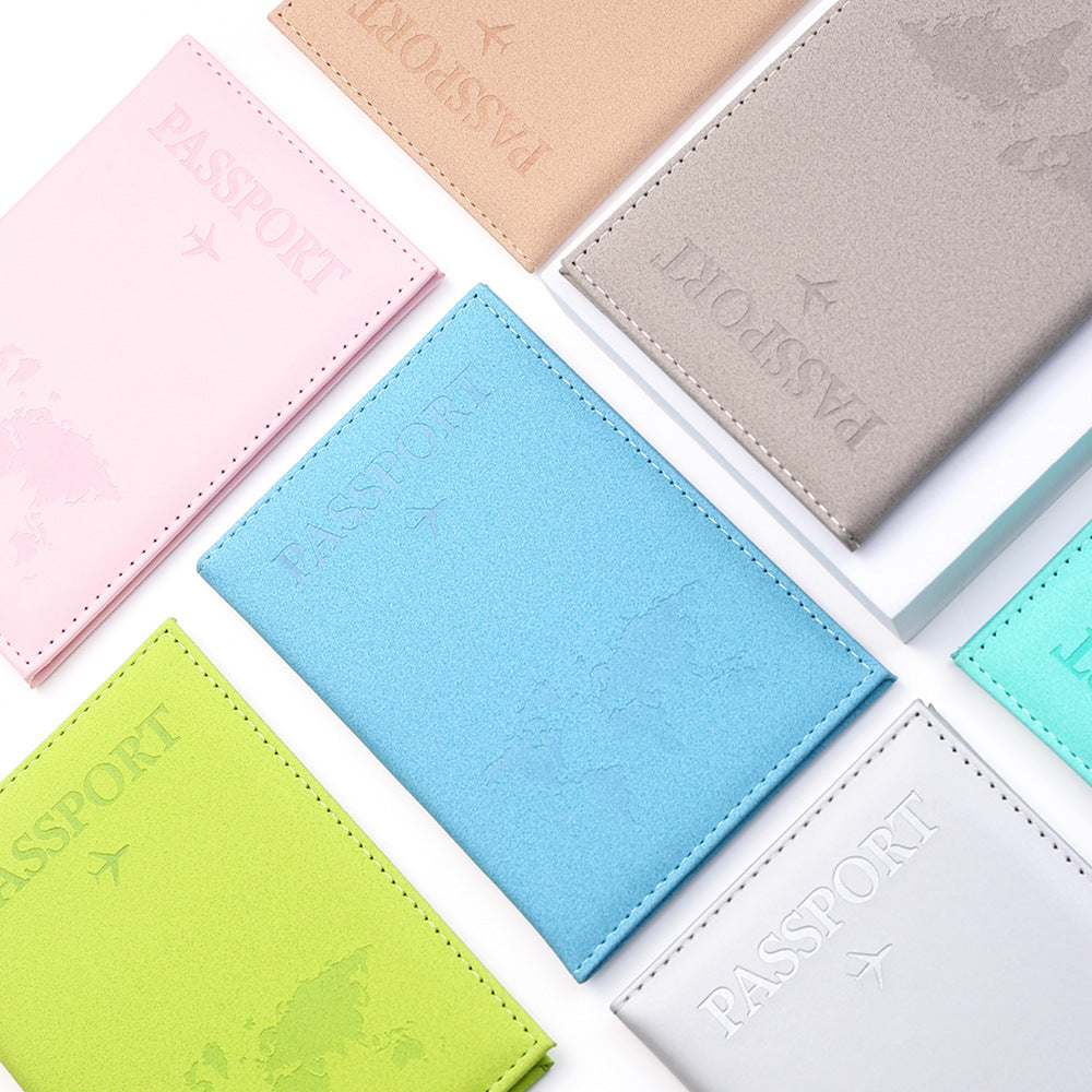 RFID Vintage PU Leather Passport Holder – Multi-Function Travel Wallet