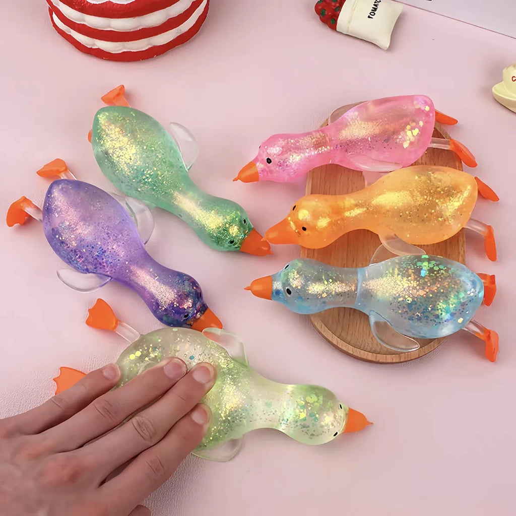 Aurora Duck Squishy Toy | Slow Rebound Stress Relief Squeeze Ball