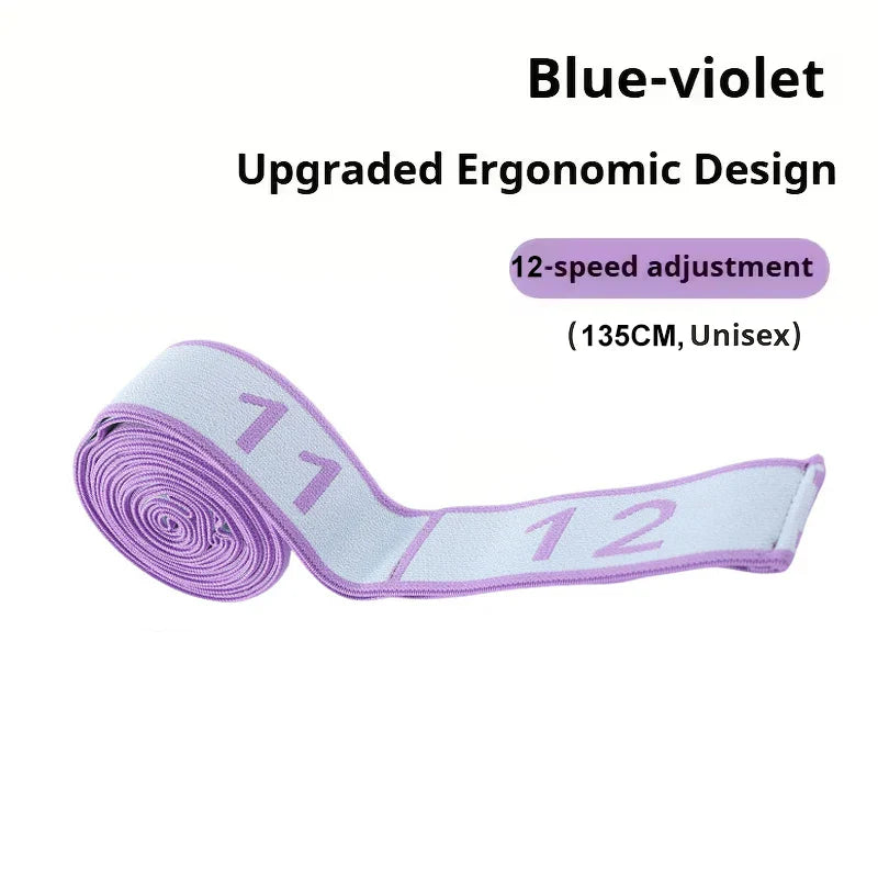 8/12 Loop Numbered Resistance Bands Set | Color-Coded Elastic Straps for Yoga Pilates Home Gym