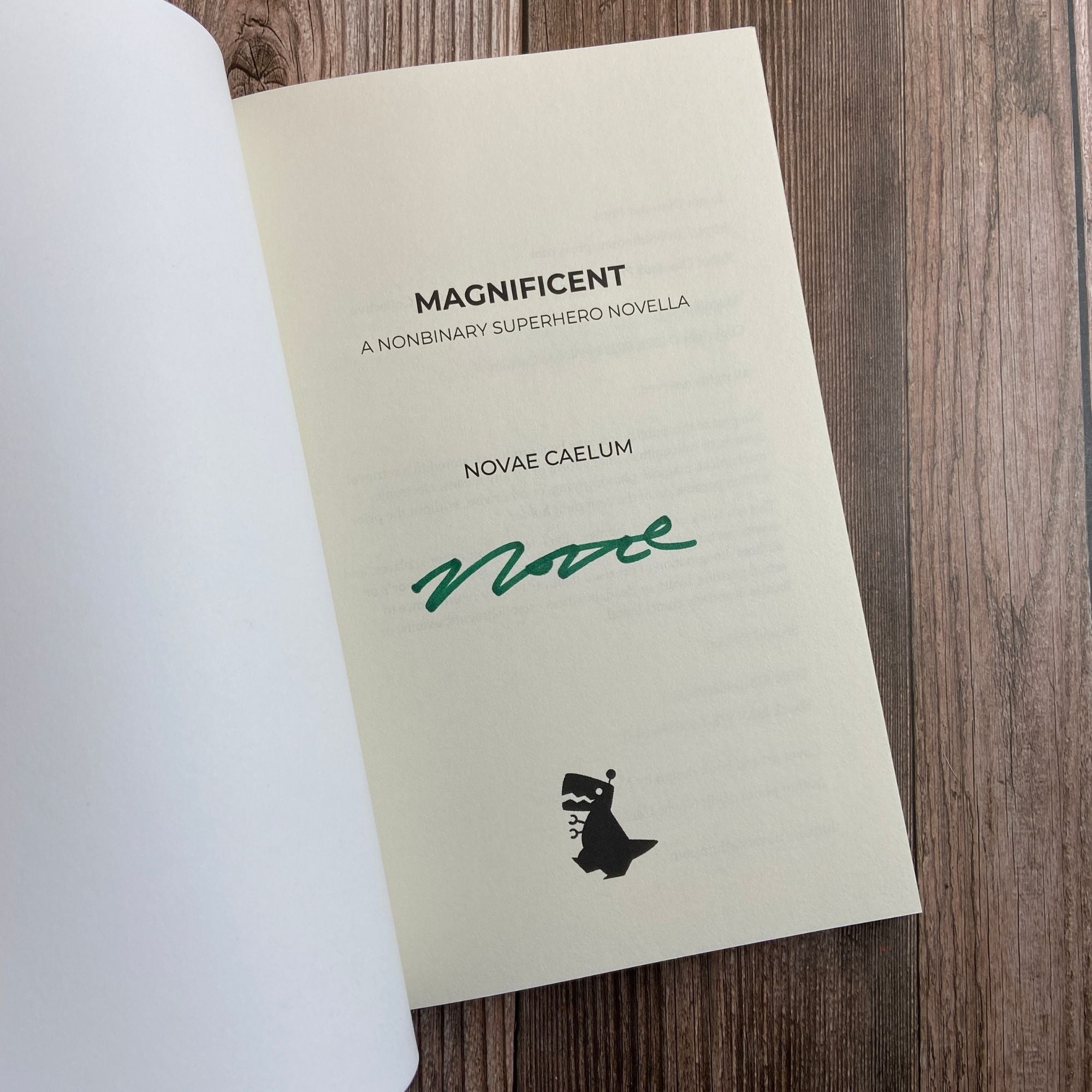 SIGNED Magnificent: A Superhero Novella (Paperback)