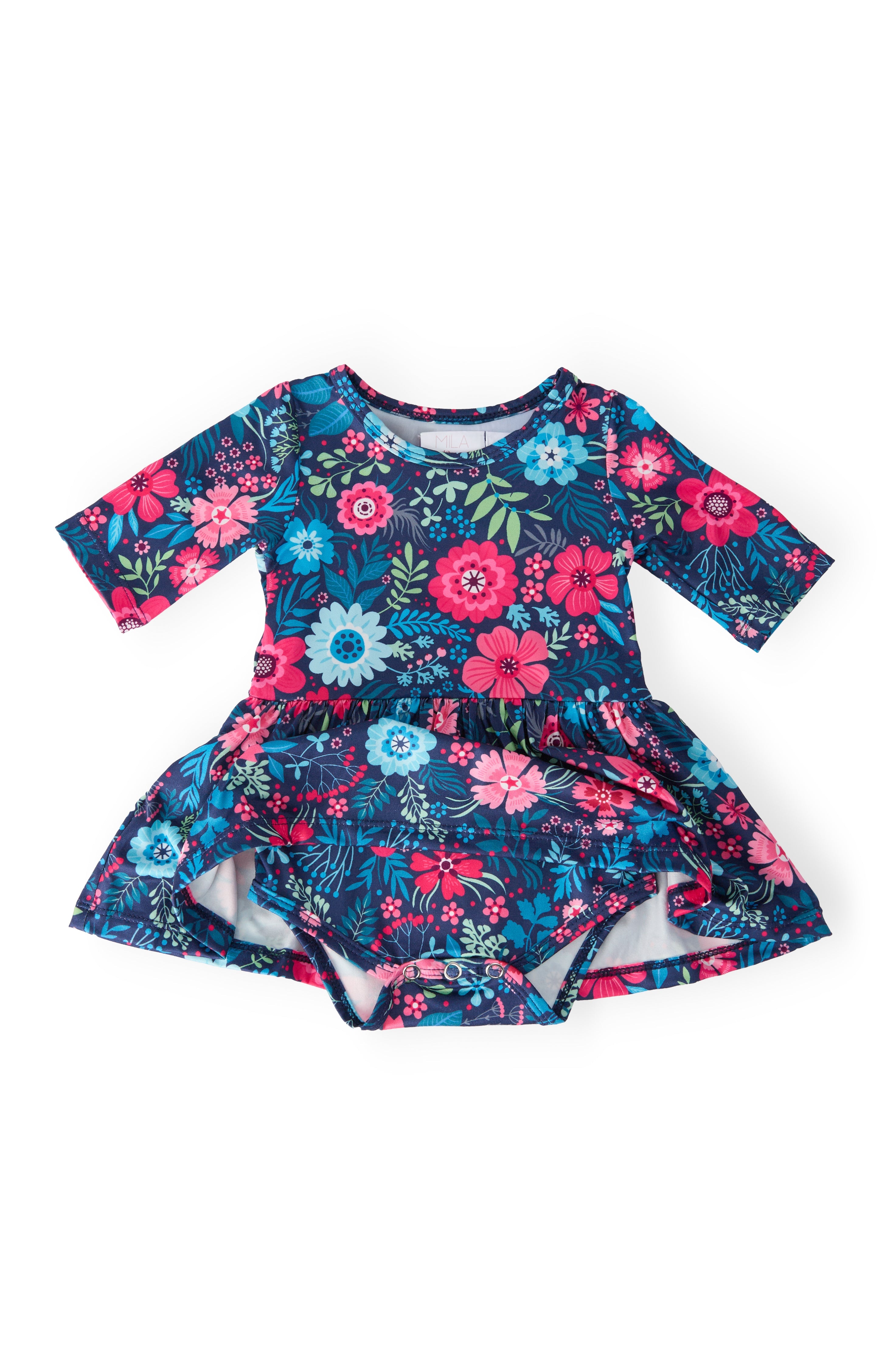 SALE Sweet Gardenia 3/4 Twirl Bodysuit