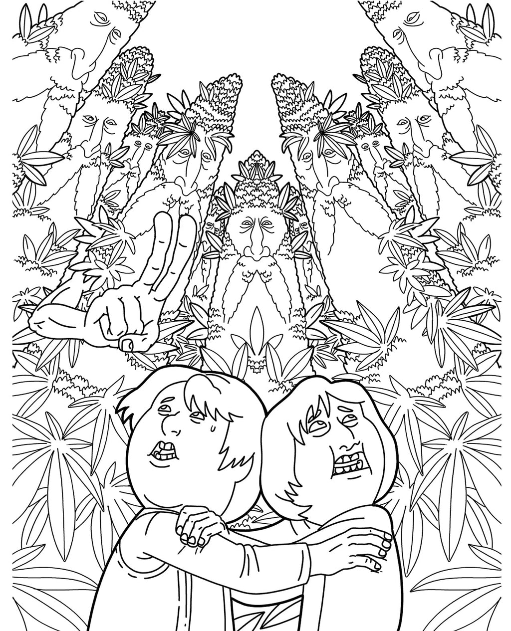 The Lord Of The Smoke Rings Coloring Book