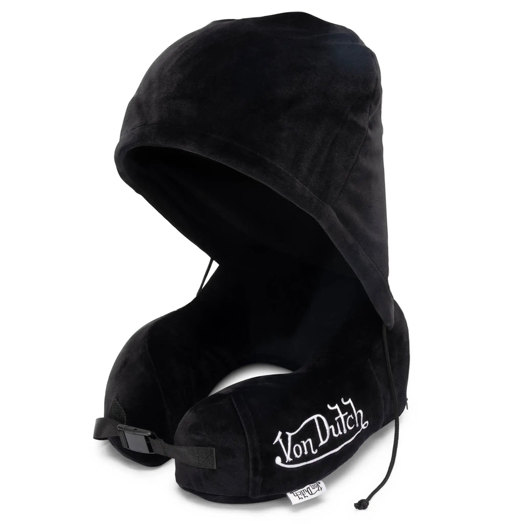 Eyeconic Hooded Ergonomic Memory Foam Travel Neck Pillow