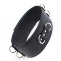 Premium Cowhide Leather Waist Bondage Belt Corset Style with D-Rings for Cuffs & Restraints