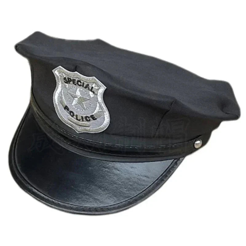 Adult Police Hat – Octagon Flat Cap for Cosplay