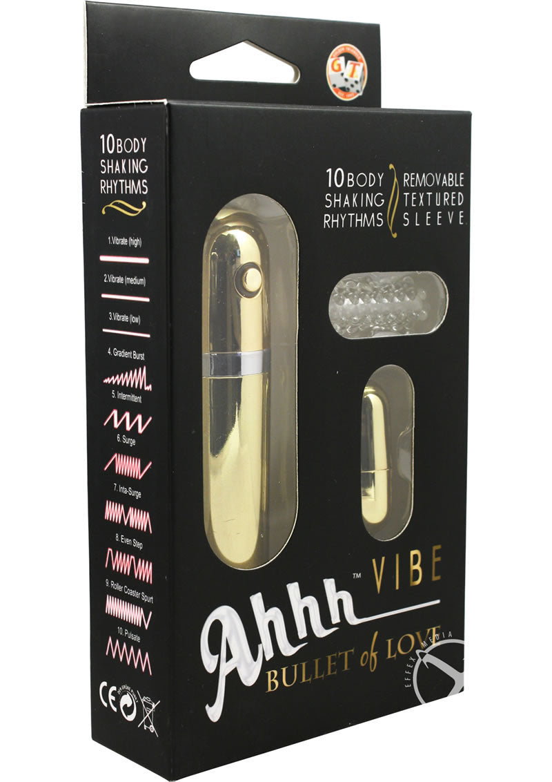 Ahhh Vibe Bullet of Love with Remote Control Vibrators