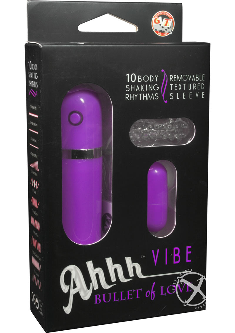 Ahhh Vibe Bullet of Love with Remote Control Vibrators