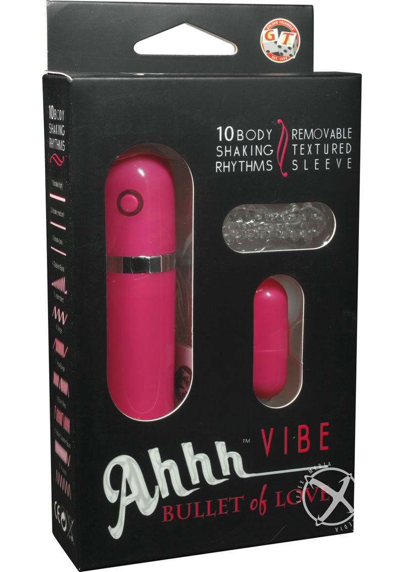 Ahhh Vibe Bullet of Love with Remote Control Vibrators