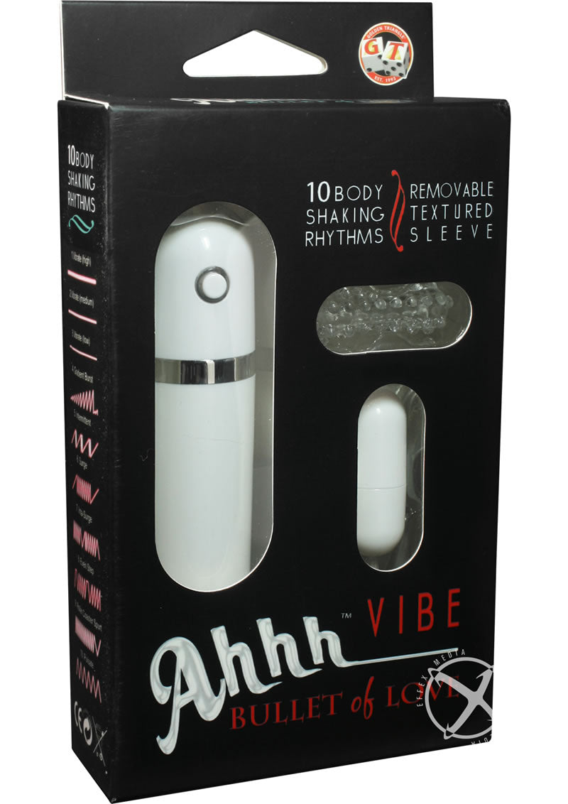 Ahhh Vibe Bullet of Love with Remote Control Vibrators