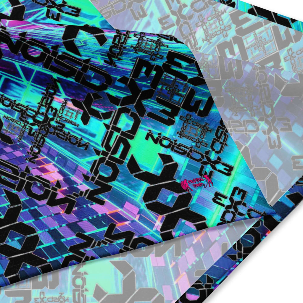 Excision Rave Bandana Reversible EDM Artist Face Mask for Music Festivals