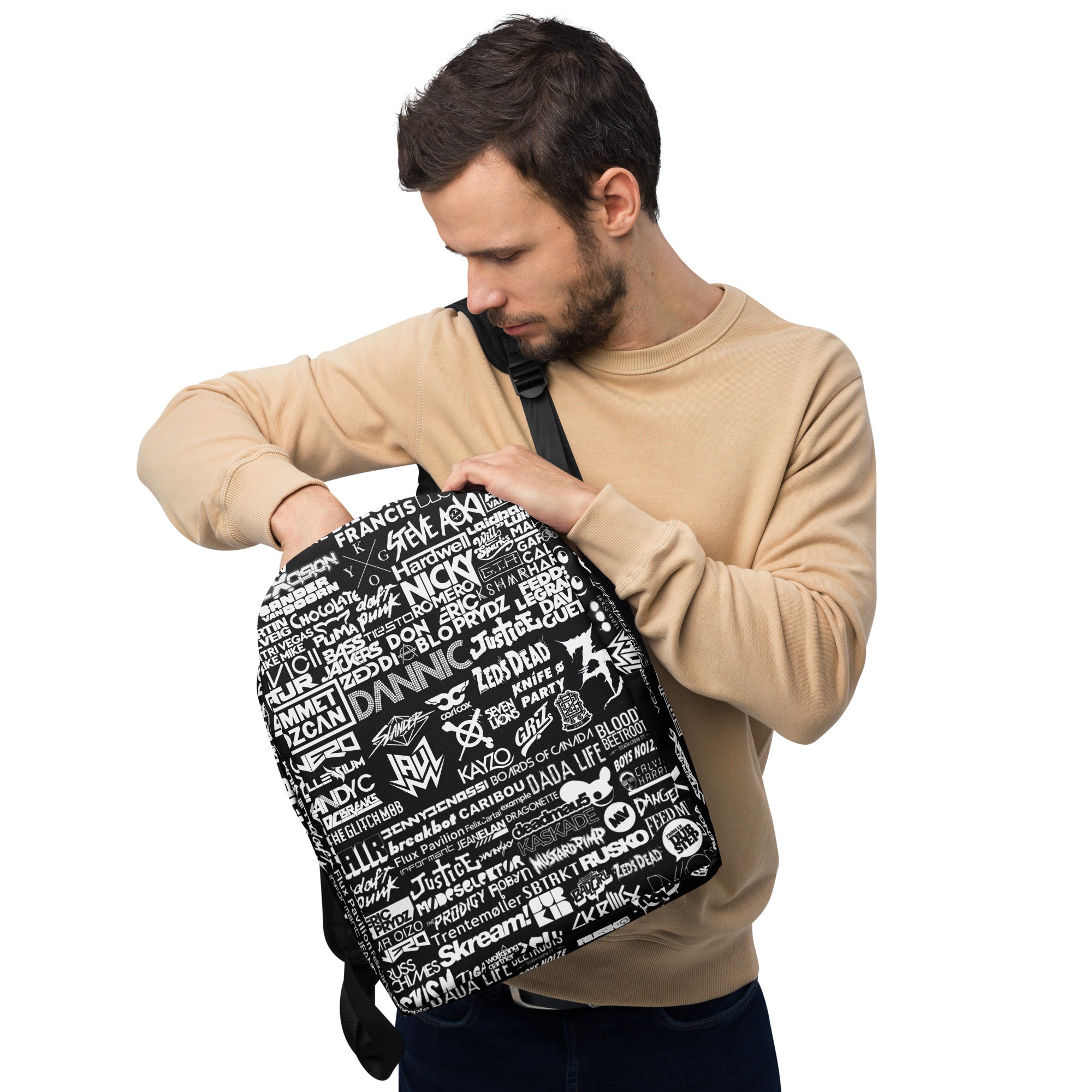 Ultimate EDM Artist Waterproof Backpack Camping Festival Travel Bag