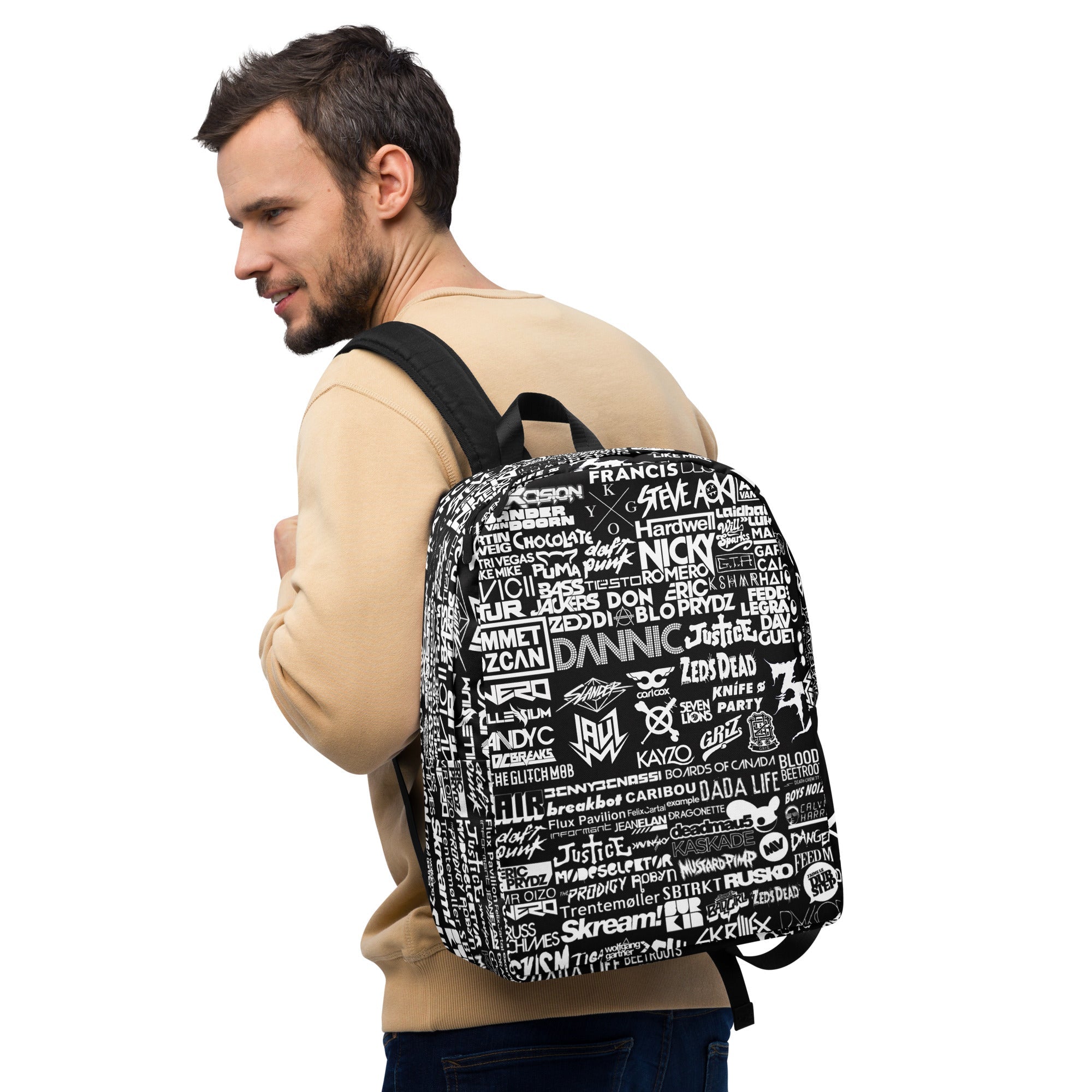 Ultimate EDM Artist Waterproof Backpack Camping Festival Travel Bag